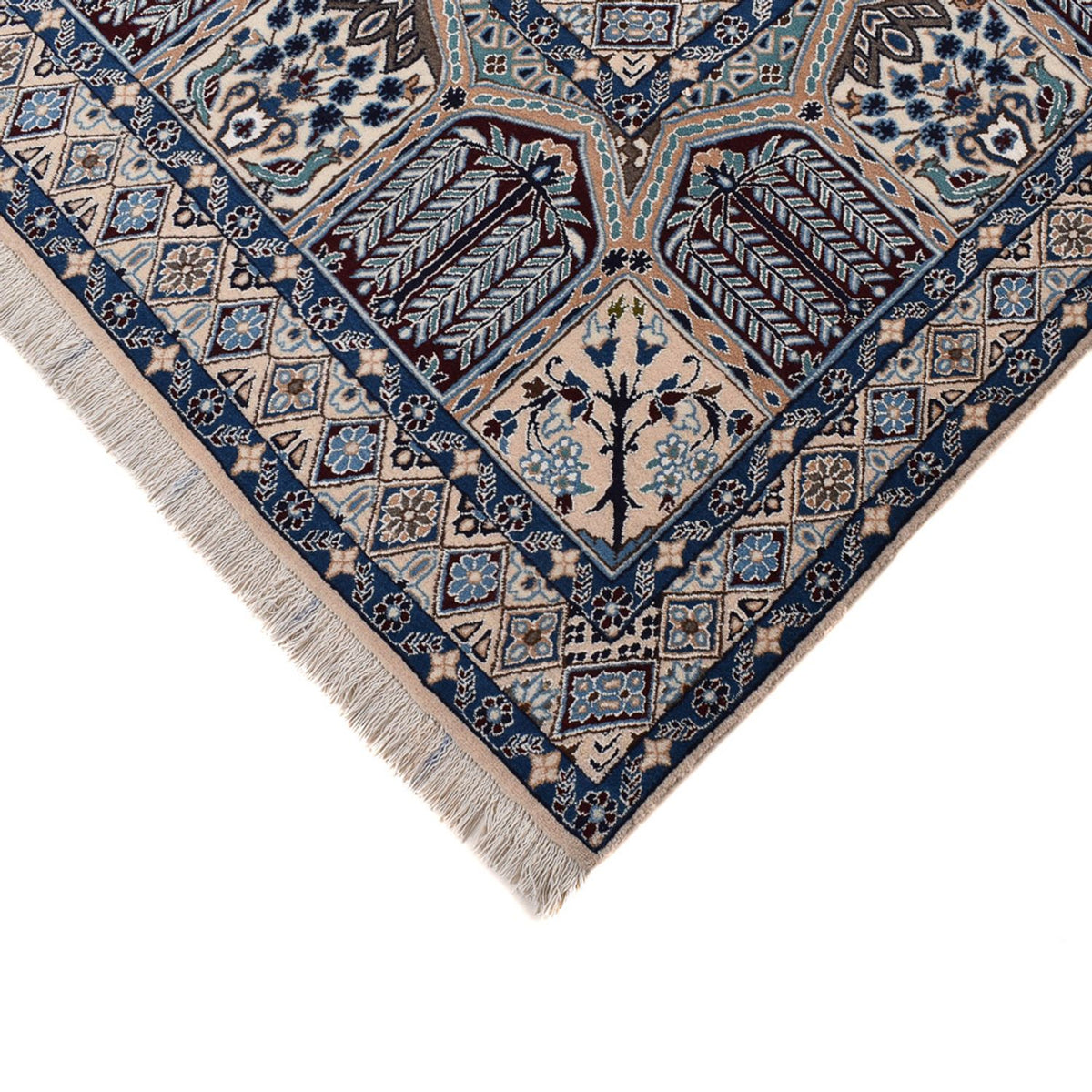 Perserteppich - Nain - Premium - 413 x 301 cm - grau