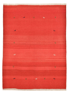 Gabbeh Teppich - Perser - 227 x 174 cm - rot