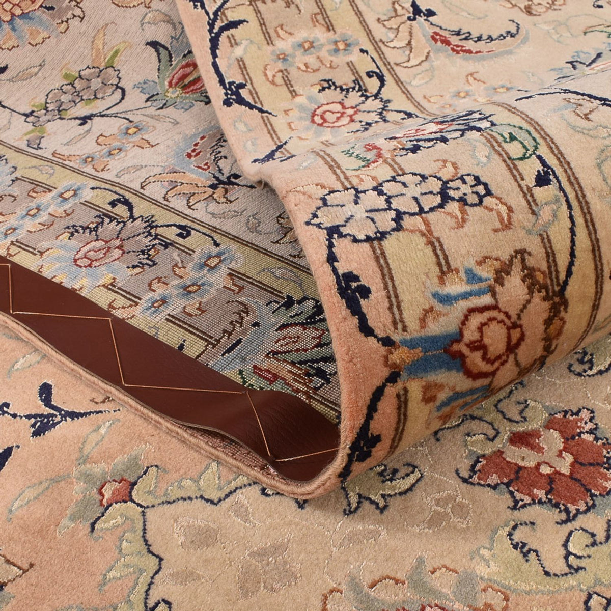 Perserteppich - Täbriz - Royal - 367 x 258 cm - dunkelbeige