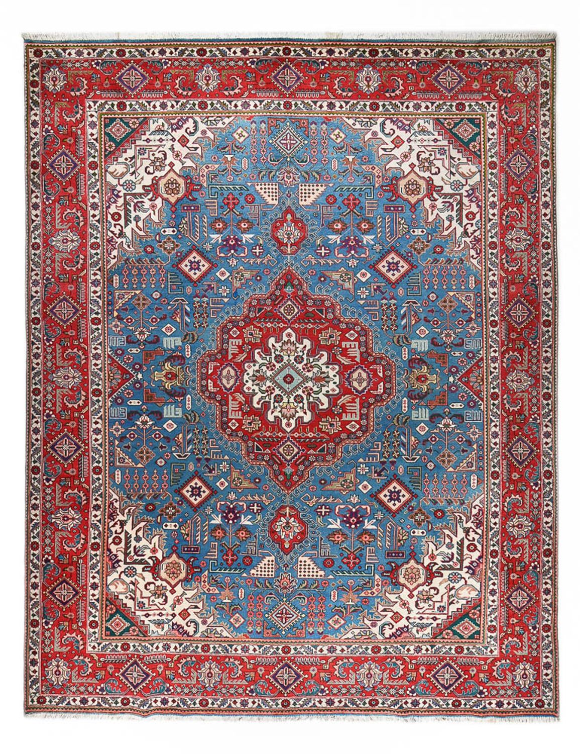 Perserteppich - Täbriz - Royal - 400 x 312 cm - blau