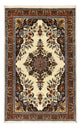 Sarough Teppich 131x217cm - Perserteppich - hellbeige
