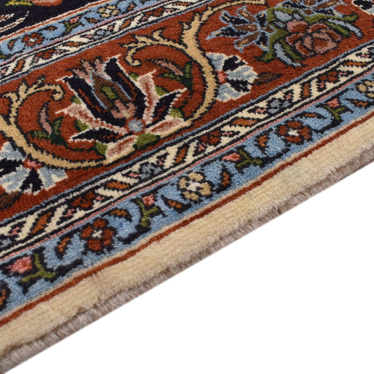 Sarough Teppich 131x217cm - Perserteppich - hellbeige
