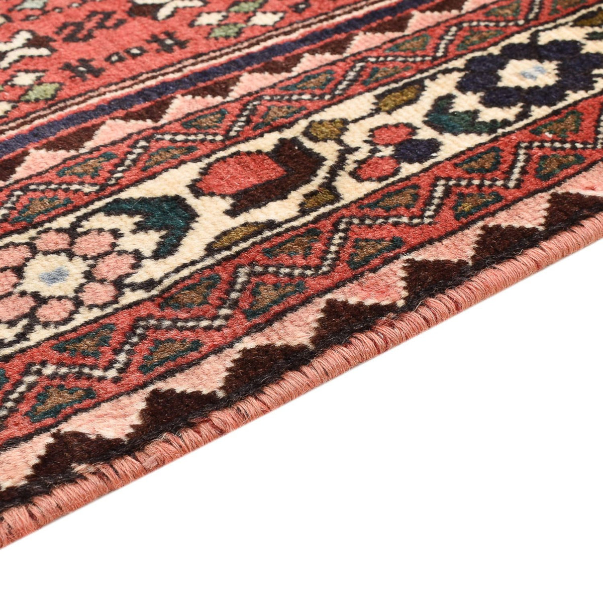 Perserteppich - Nomadic - 152 x 109 cm - hellrot