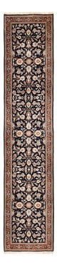 Läufer Perser - Keshan - 338 x 75 cm - dunkelblau