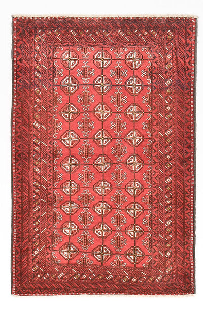 Belutsch Teppich 104x157cm - Orientteppich - rot