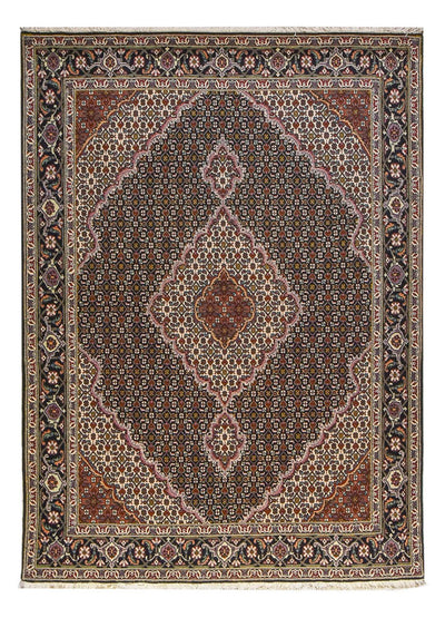 Täbriz - 40 Raj Teppich 149x208cm - Perserteppich - rost