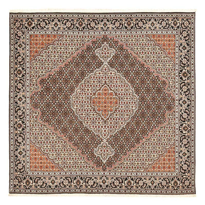 Perserteppich - Täbriz - Royal quadratisch  - 202 x 198 cm - braun