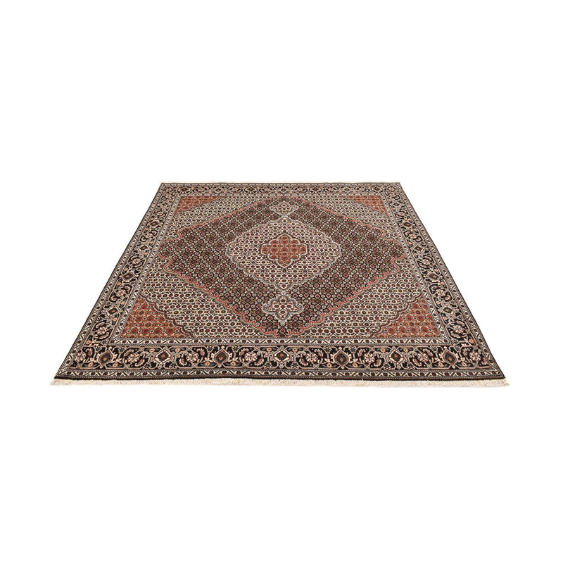Perserteppich - Täbriz - Royal quadratisch  - 202 x 198 cm - braun
