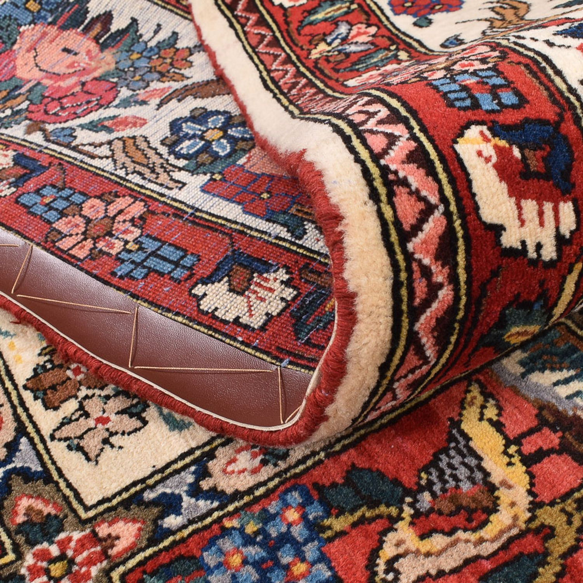 Perserteppich - Nomadic quadratisch  - 211 x 210 cm - mehrfarbig