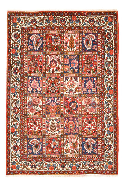 Bachtiar Teppich 128x201cm - Perserteppich - rot