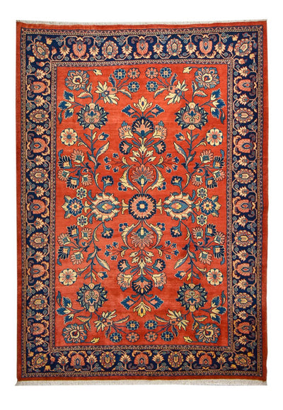 Sarough Teppich 218x302cm - Perserteppich - rot