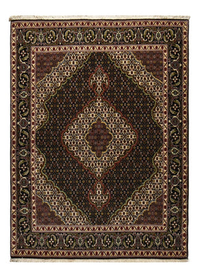 Perserteppich - Täbriz - Royal - 202 x 150 cm - dunkelbraun