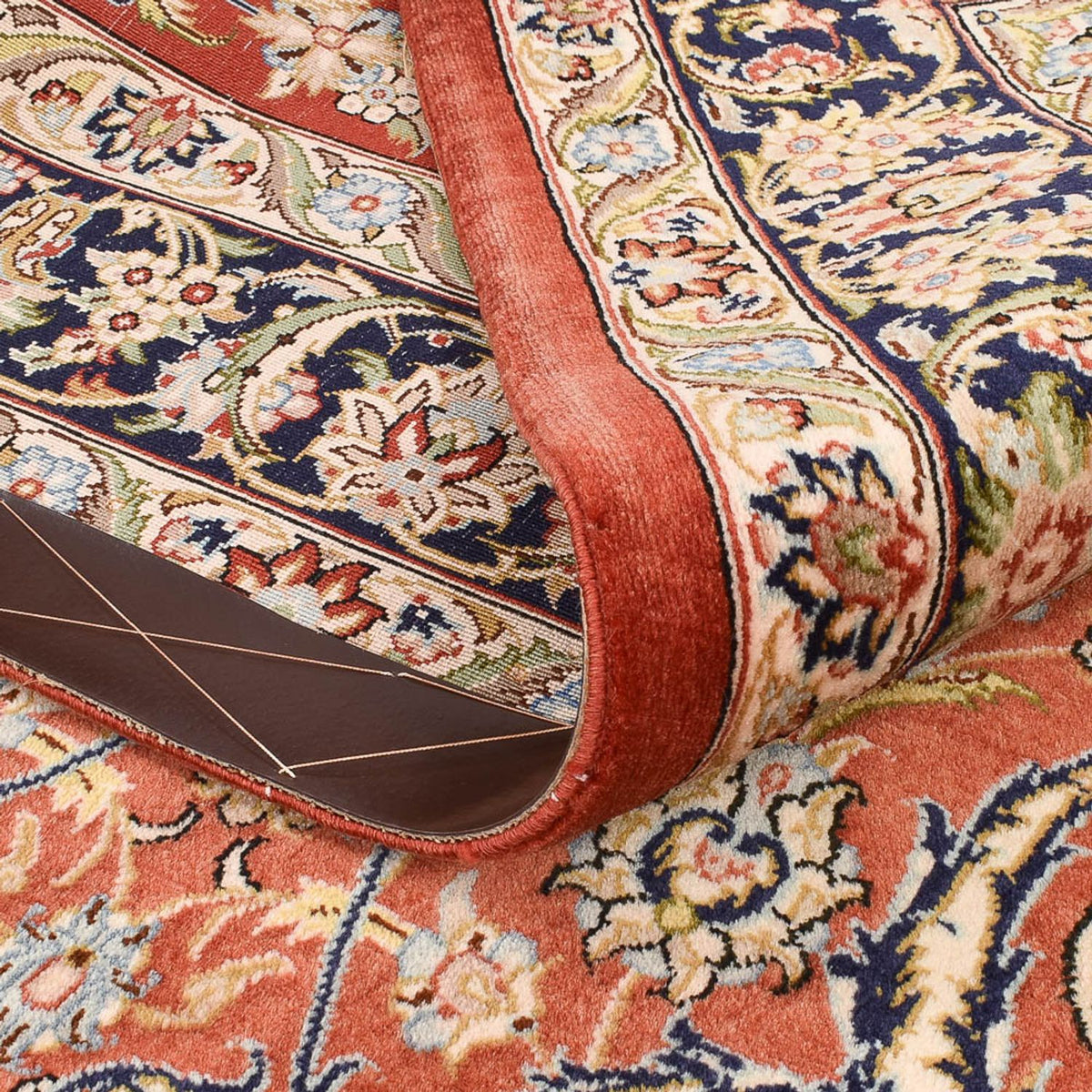 Perserteppich - Ghom - Royal - 207 x 134 cm - rot