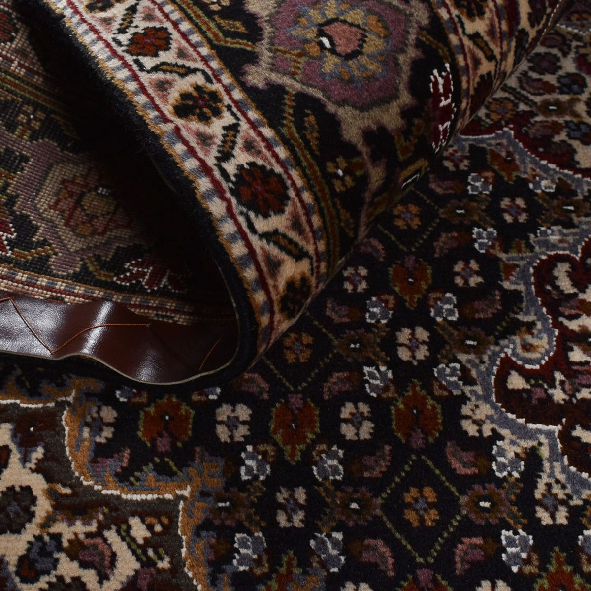 Perserteppich - Täbriz - Royal - 196 x 148 cm - dunkelbraun