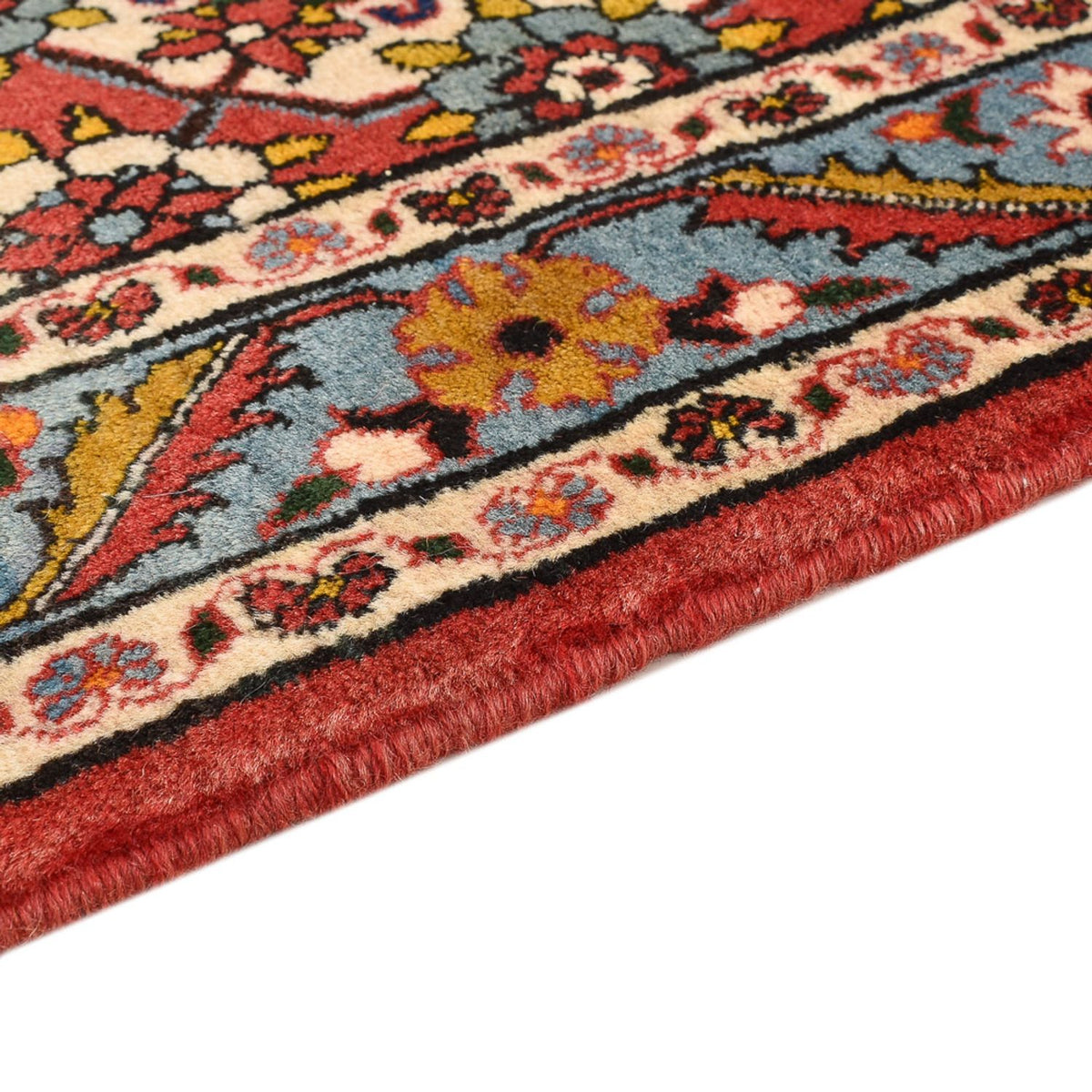 Perserteppich - Nomadic - 104 x 142 cm - mehrfarbig