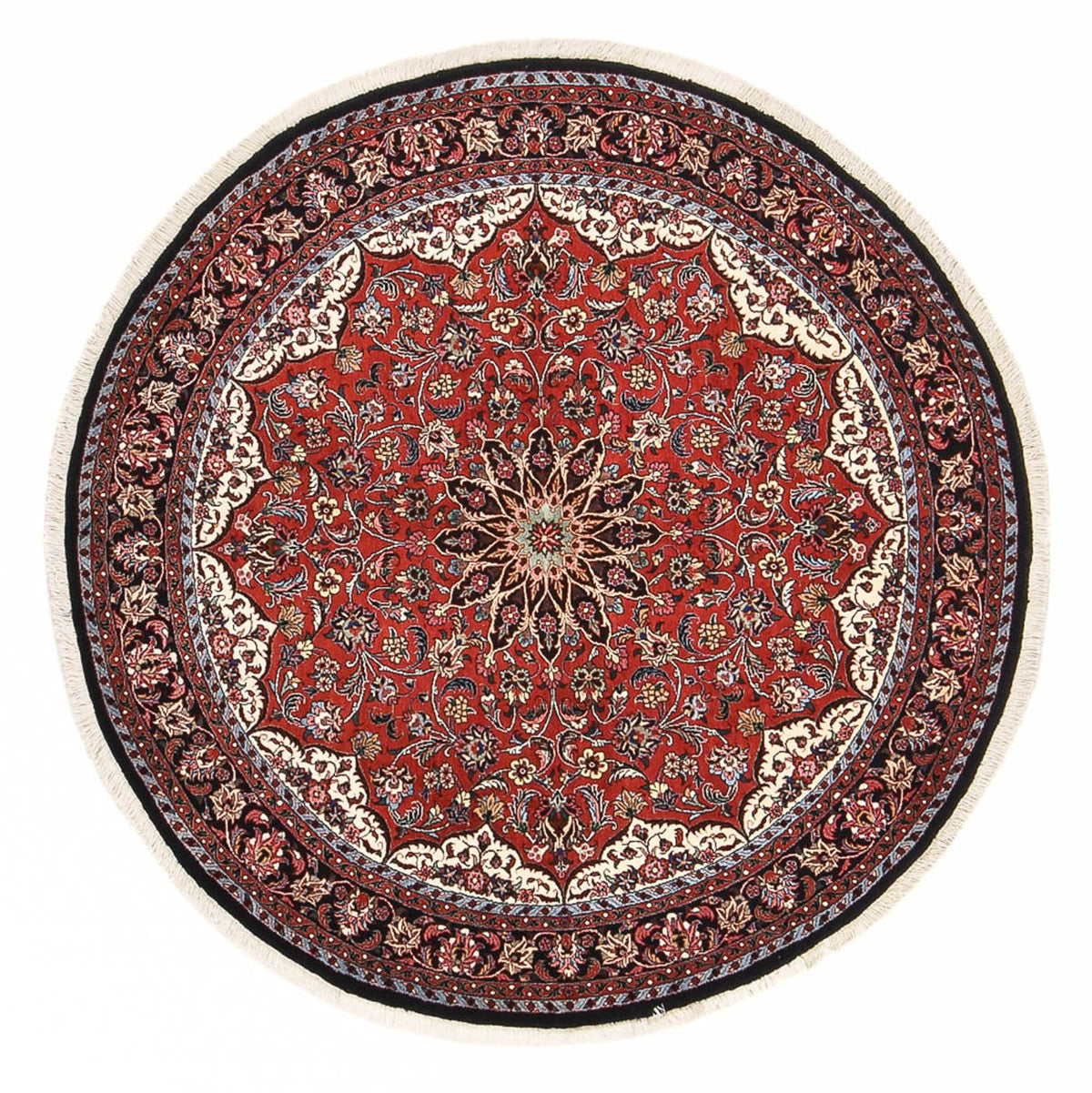 Perserteppich - Bidjar rund  - 150 x 150 cm - rot