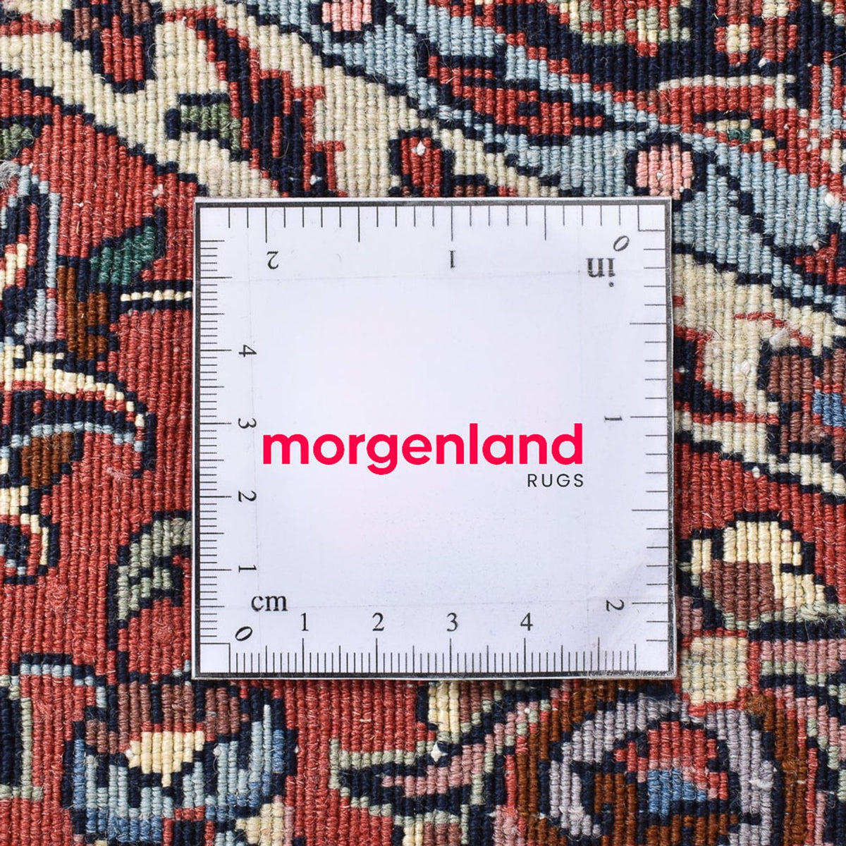 Perserteppich - Bidjar rund  - 155 x 155 cm - dunkelrot