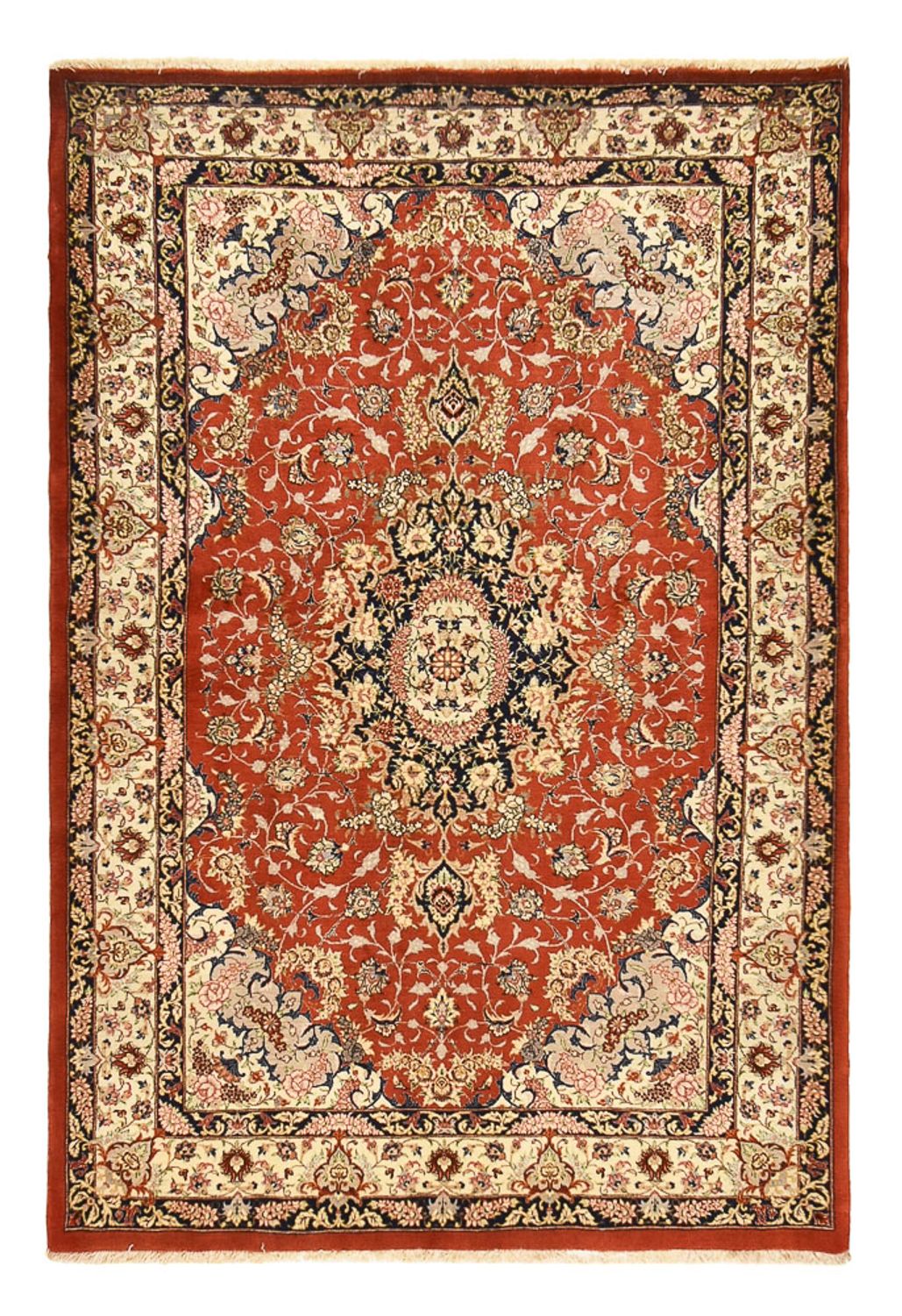 Perserteppich - Ghom - Royal - 205 x 138 cm - rot