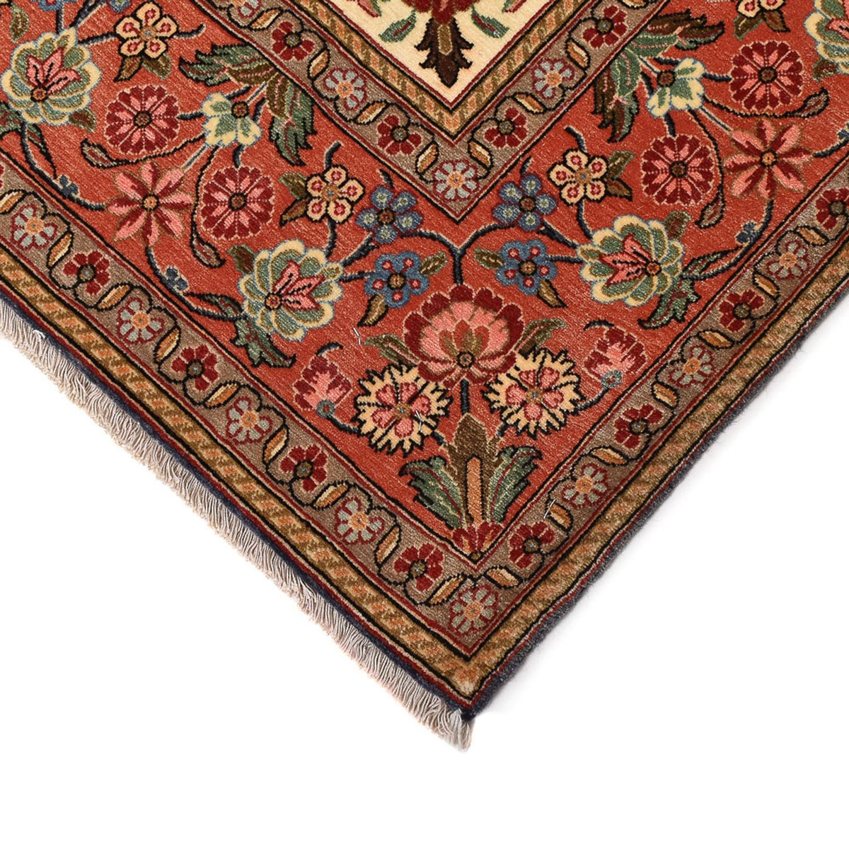 Perserteppich - Ghom - Royal - 208 x 137 cm - dunkelblau