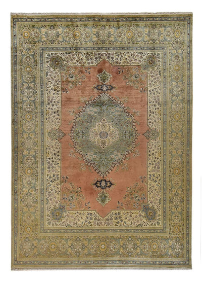 Tabatabai Teppich 298x410cm - Perserteppich - olivgrün