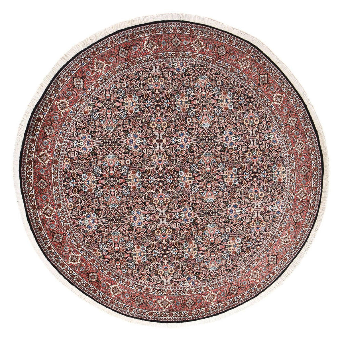 Perserteppich - Bidjar - 240 x 240 cm - dunkelrot