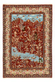 Perserteppich - Ghom - 203 x 138 cm - mehrfarbig