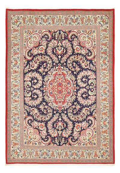 Ghom Teppich 210x300cm - Perserteppich - dunkelblau
