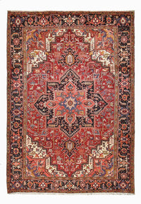 Perserteppich - Nomadic - 347 x 253 cm - rot