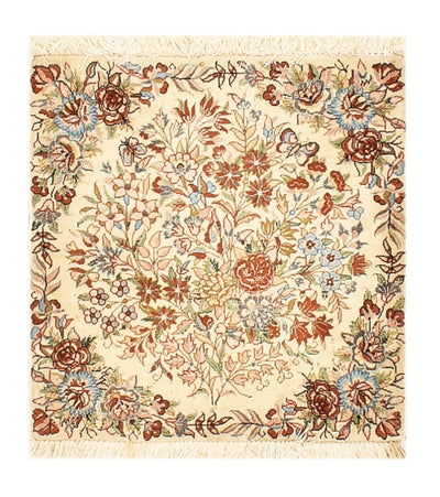 Rafsanjan Teppich 52x54cm - Perserteppich - mehrfarbig