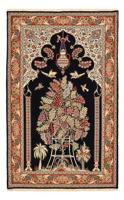 Ilam Teppich 135x218cm - Perserteppich - dunkelblau