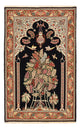 Ilam Teppich 135x218cm - Perserteppich - dunkelblau