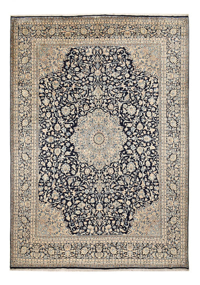 Rafsanjan Teppich 300x420cm - Perserteppich - dunkelblau