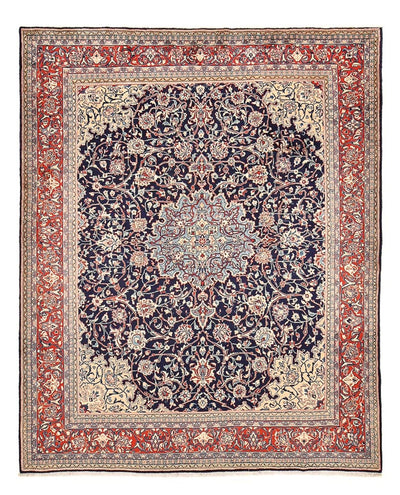 Sarough Teppich 253x308cm - Perserteppich - dunkelblau