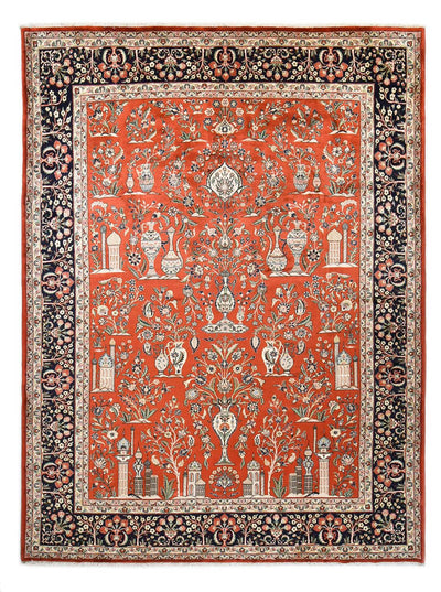 Sarough Teppich 298x398cm - Perserteppich - rot