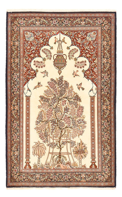 Ilam Teppich 132x204cm - Perserteppich - beige
