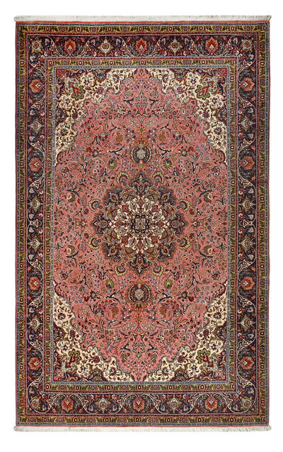 Täbriz - 40 Raj Teppich 200x313cm - Perserteppich - hellrot