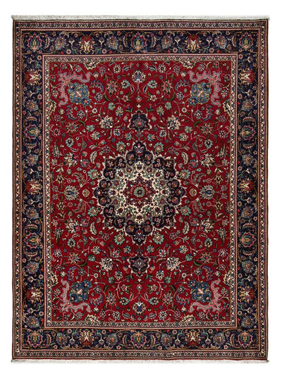Täbriz - 40 Raj Teppich 205x272cm - Perserteppich - rot