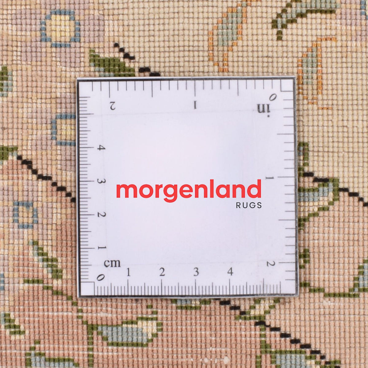 Perserteppich - Täbriz - Royal rund  - 200 x 200 cm - beige