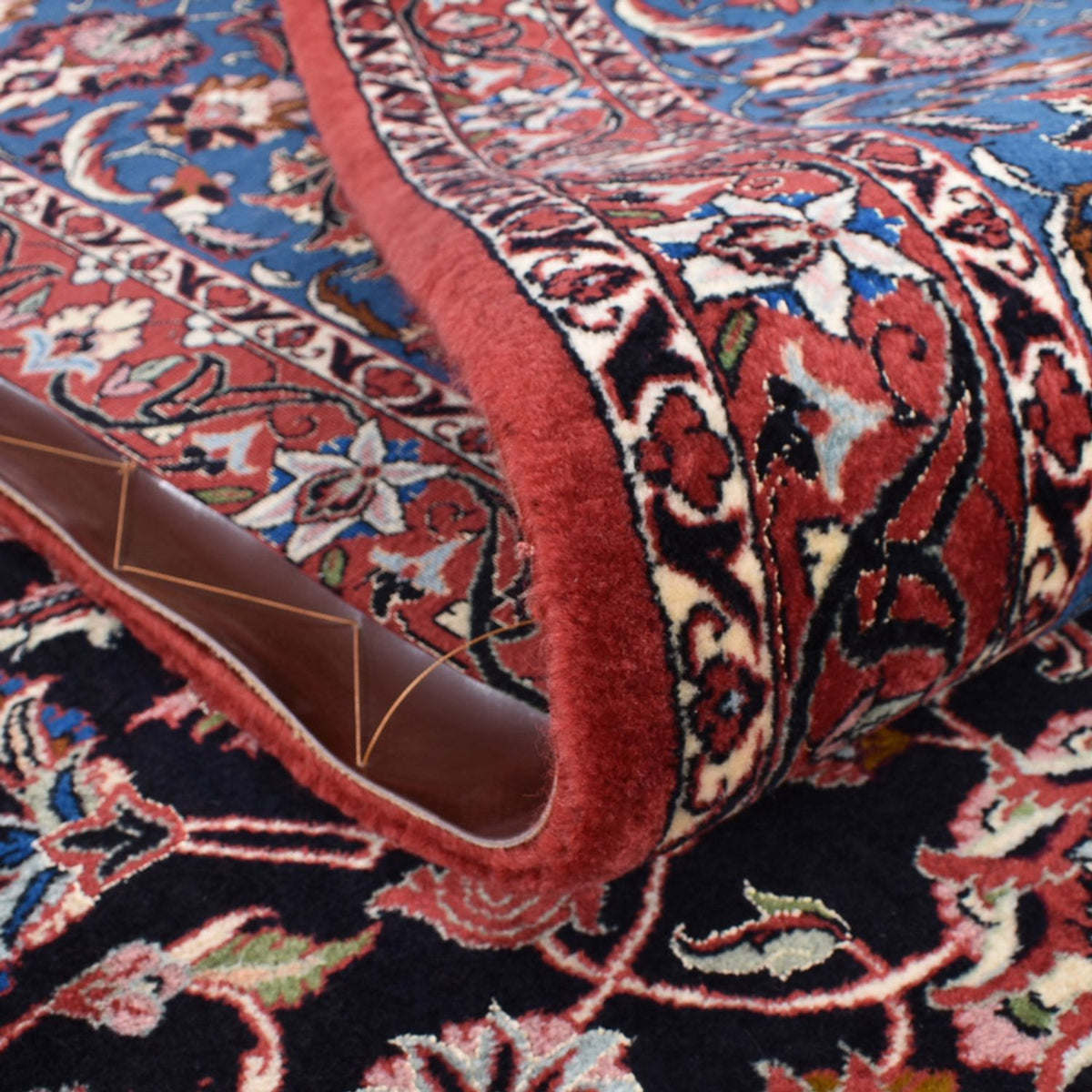 Perserteppich - Bidjar - 402 x 307 cm - dunkelblau