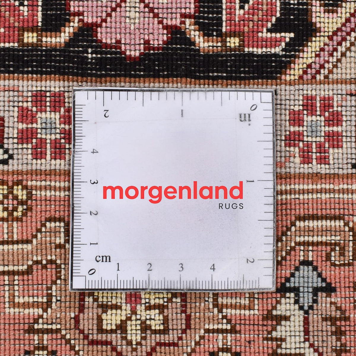 Läufer Perser - Täbriz - Royal - 352 x 90 cm - hellrot