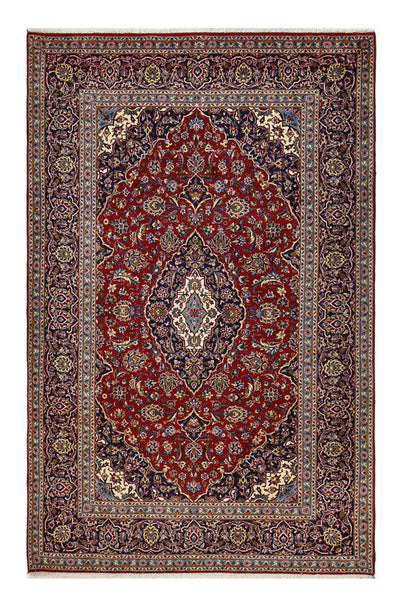 Keshan Teppich 208x320cm - Perserteppich - rot