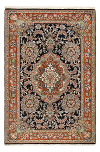 Perserteppich - Ghom - Royal - 208 x 137 cm - dunkelbeige