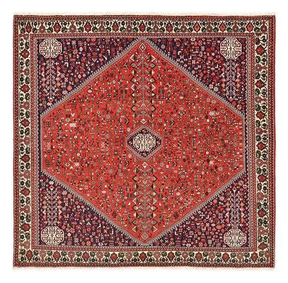 Perserteppich - Nomadic quadratisch  - 198 x 198 cm - rot