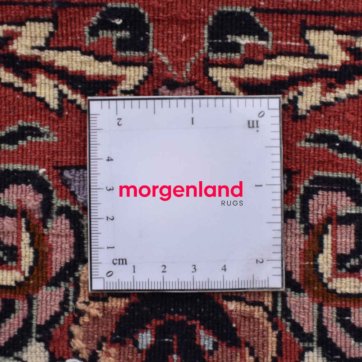 Perserteppich - Bidjar rund  - 305 x 305 cm - hellrot