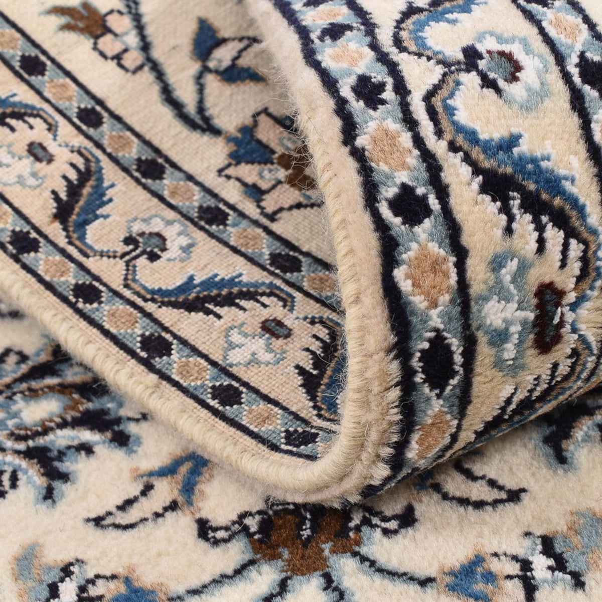 Läufer Perser - Nain - Royal - 195 x 59 cm - creme