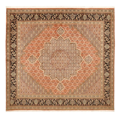 Perserteppich - Täbriz - Royal quadratisch  - 253 x 245 cm - dunkelbeige