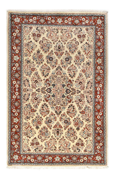 Sarough Teppich 134x208cm - Perserteppich - creme