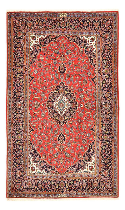 Keshan Teppich 142x228cm - Perserteppich - rot