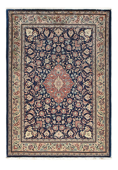 Sarough Teppich 145x208cm - Perserteppich - dunkelblau