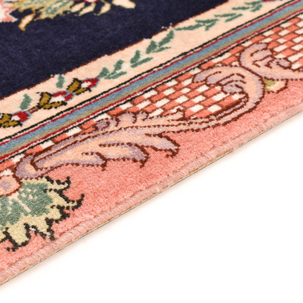 Perserteppich - Täbriz - Royal - 90 x 60 cm - dunkelblau